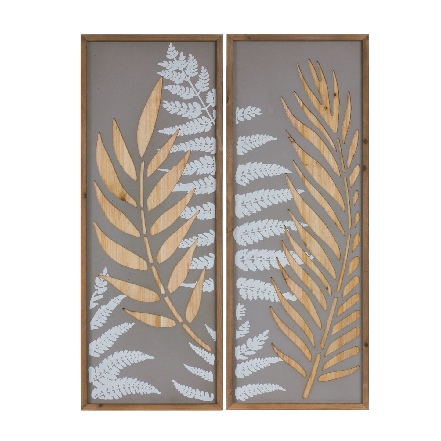 Fern Frame (2 Asst) 12.5"L x 32.75"H MDF/Wood
