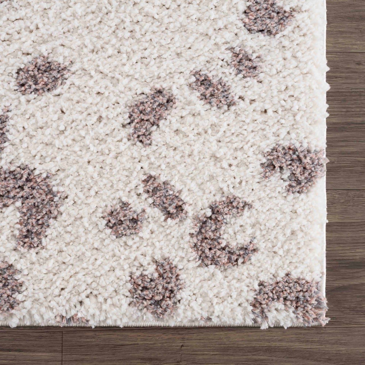 Zhen Pink Spots Leopard Rug - Clearance