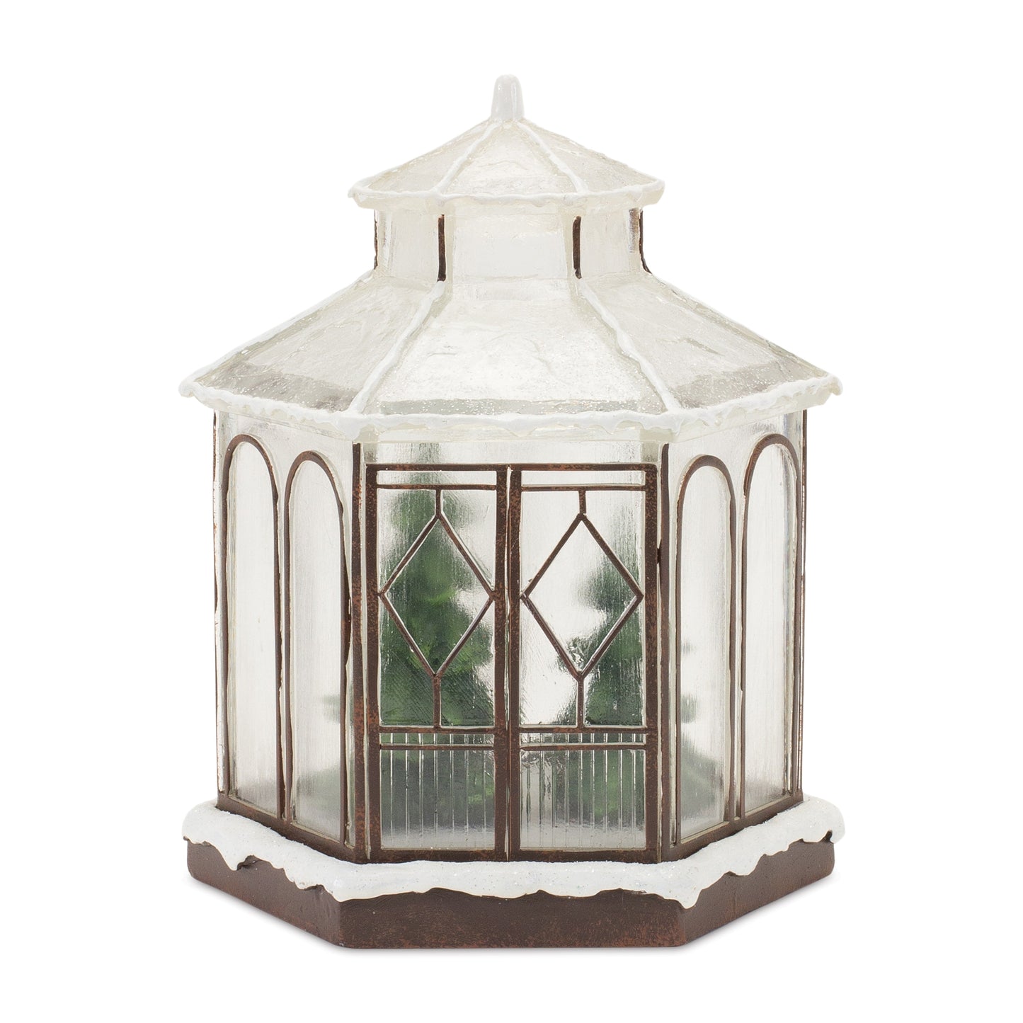 LED Gazebo 6"L x 9"H Resin