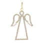 Angel Ornament 5.25"H Iron/Glass