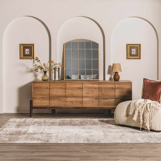 Duval Taupe Abstract Area Rug - Shoplobbie