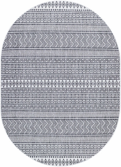 Imboden Black&White Outdoor Rug