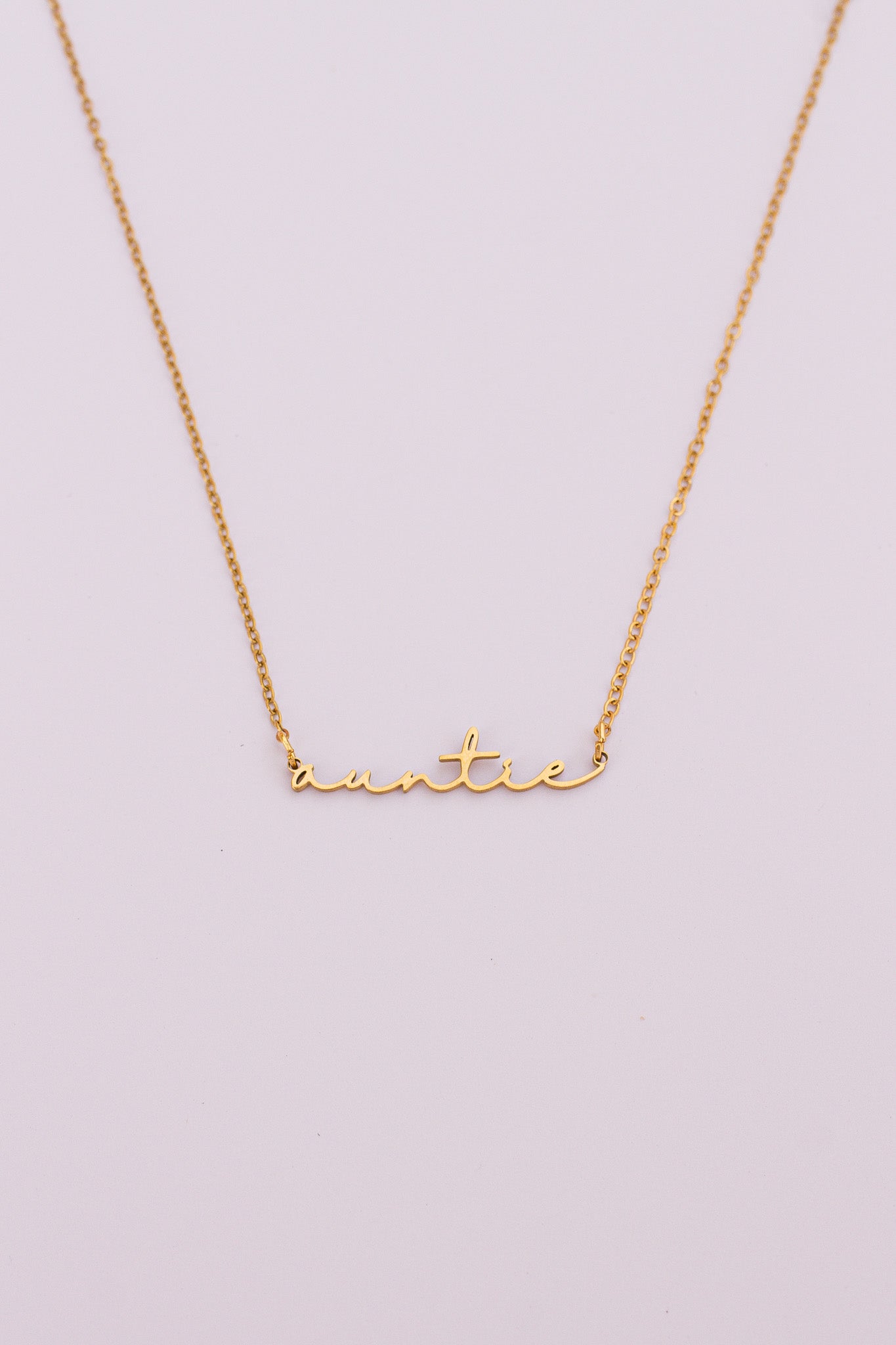"Auntie" Necklace