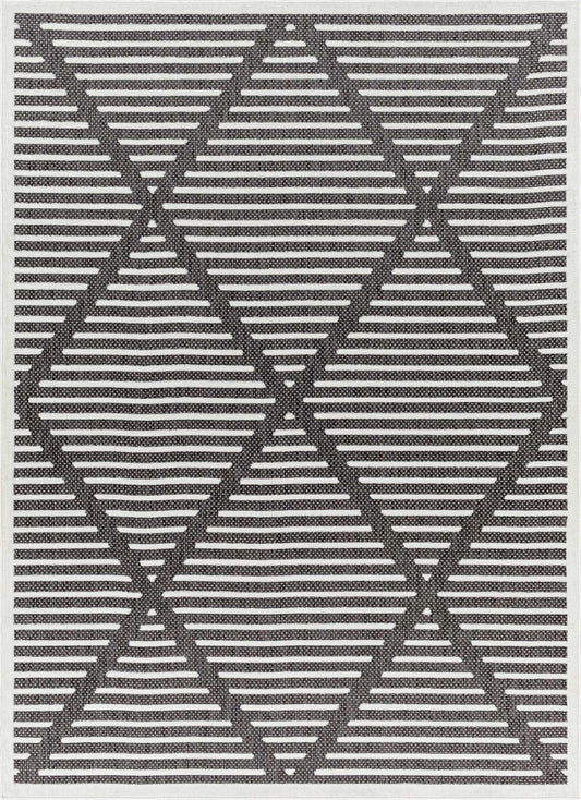 Anah Black Durable Rug