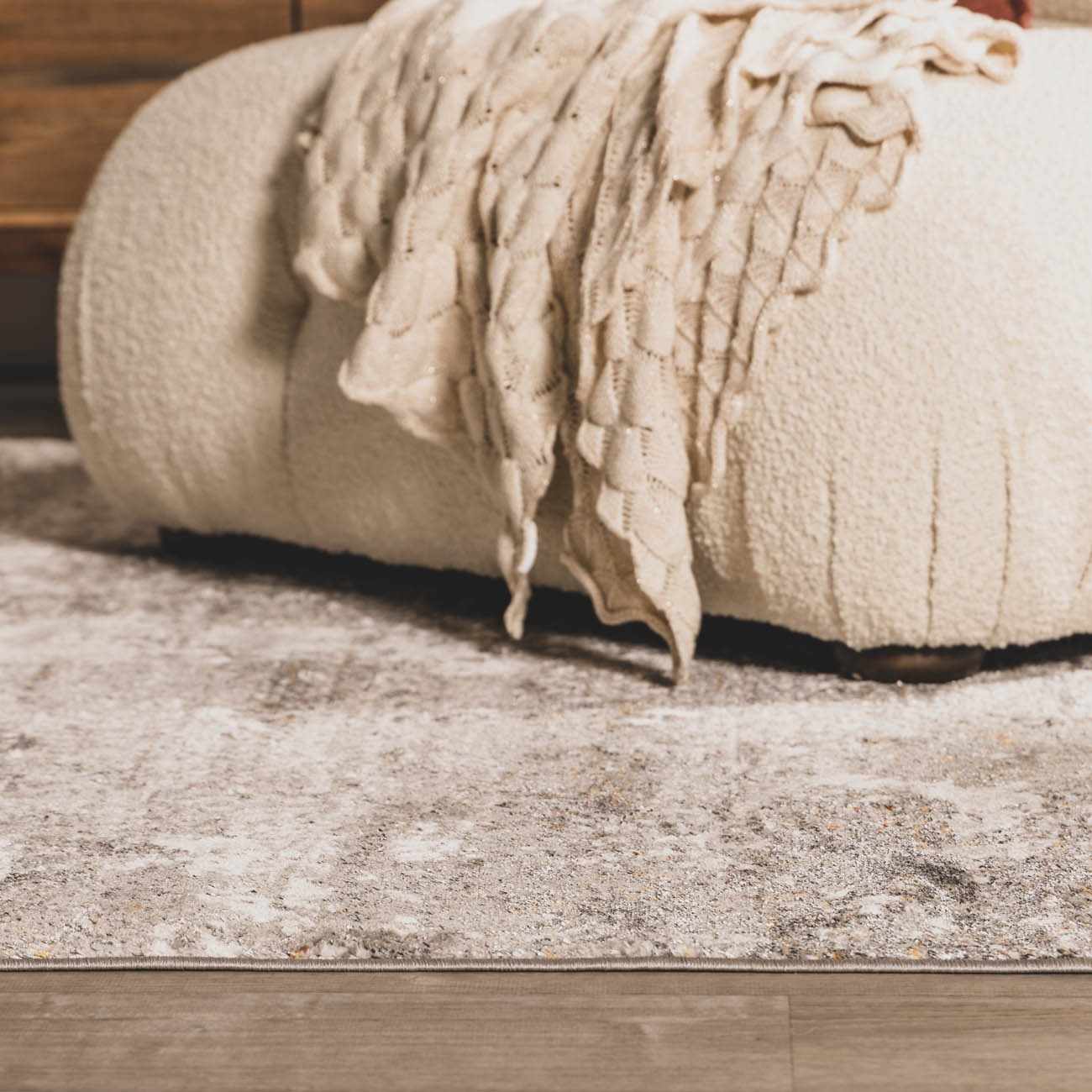 The Atira Rug - Grey Check