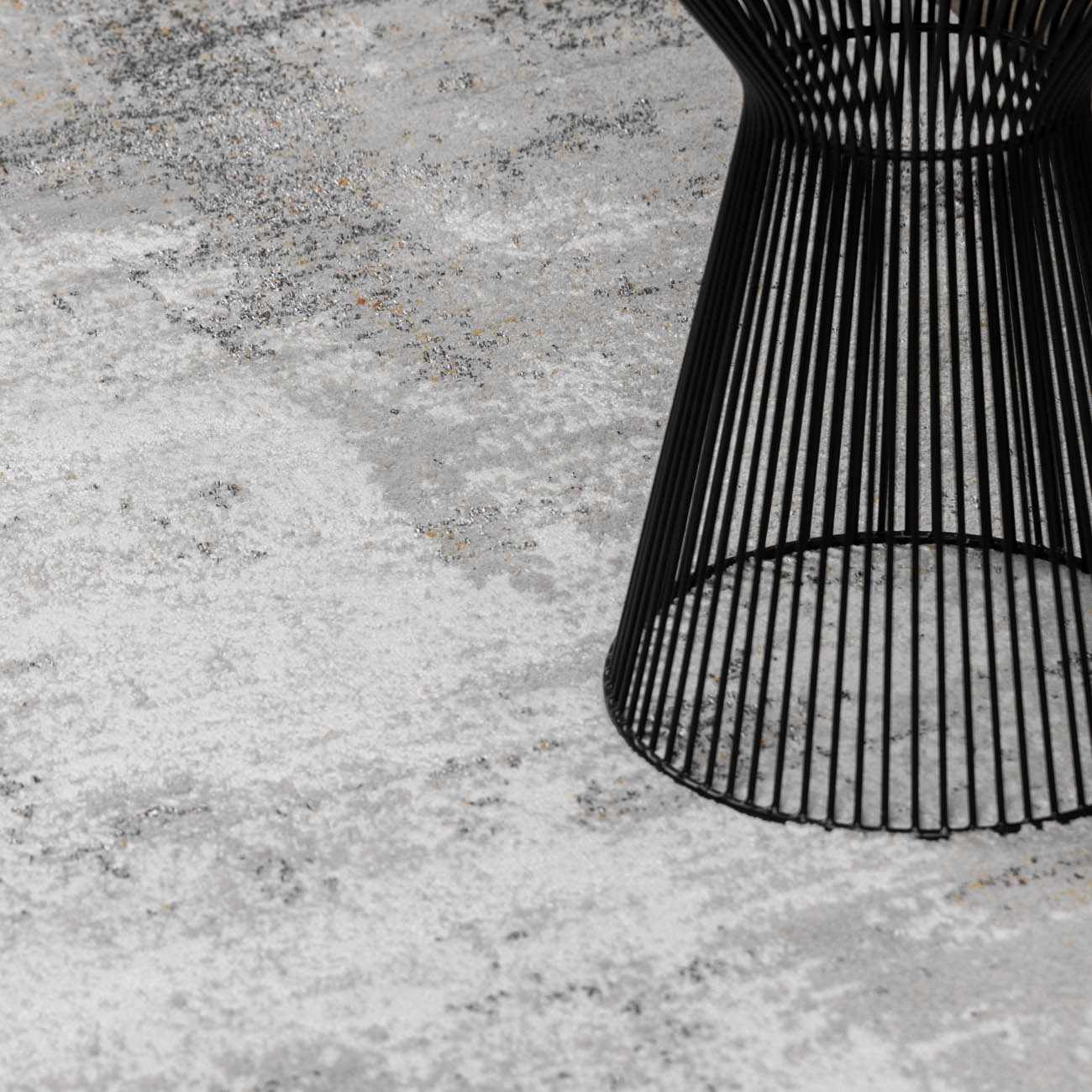 The Atira Rug - Grey Check