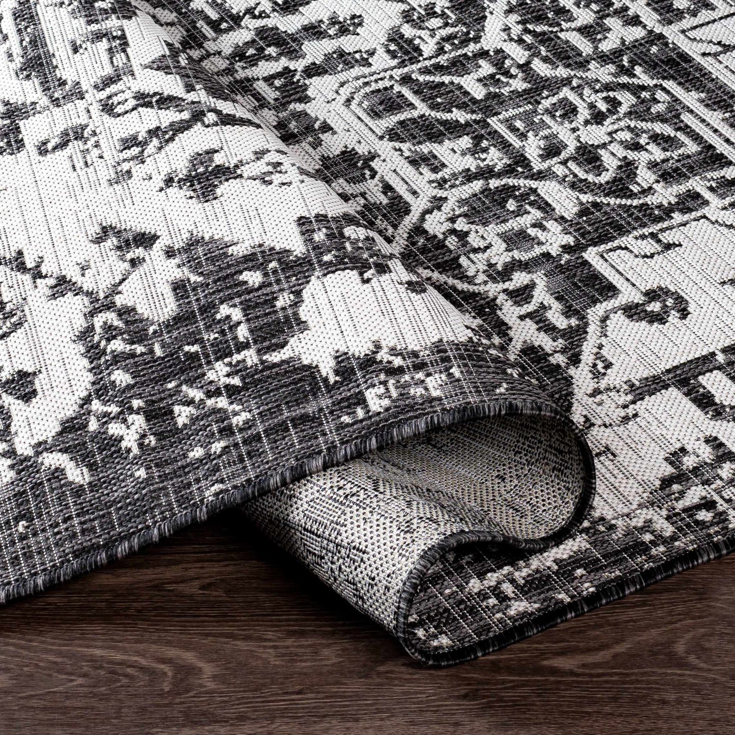 Charcoal Kilmacolm Indoor & Outdoor Rug - Clearance