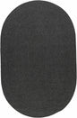 Black Braided Faux Jute Rug
