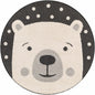 Kids Bear Animal Print Nursery Area Rug - Clearance