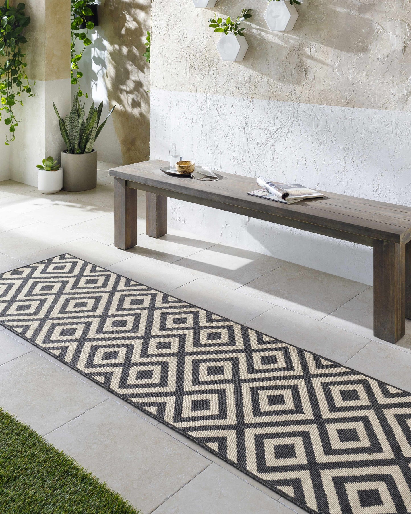Spilsby Geometric Outdoor Rug - Clearance
